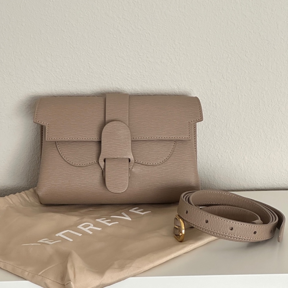 Senreve Aria Belt Bag | Mimosa Leather | Latte